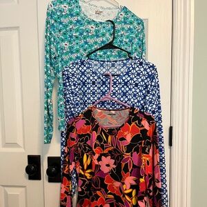 Lands End long sleeve sun shade tops, MP